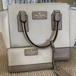Kate Spade two tone purse & wallet